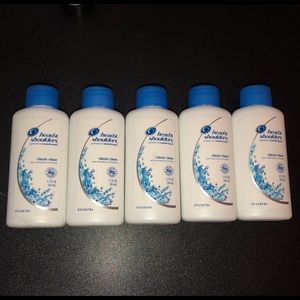 🔥NWT 5 Travel Size Head & Shoulder Shampoo